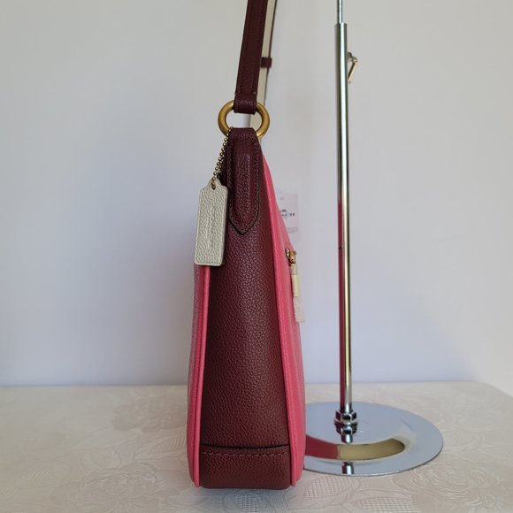 COACH Chaise Colorblocked Pebbled Leather Crossbody- Confetti Pink Multi ⭐ - Picture 11 of 16